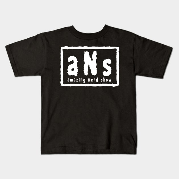 The Amazing Nerd Show ANS Logo Kids T-Shirt by The Amazing Nerd Show 